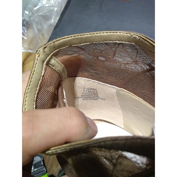 G.I.L.I. Peep Toe Elastic Front Booties Kaarina 2 Nude 11 - Picture 2 of 3